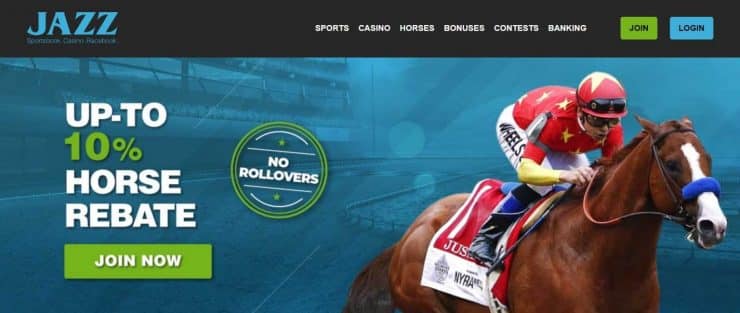 Jazz homepage for horse racing in New Mexico